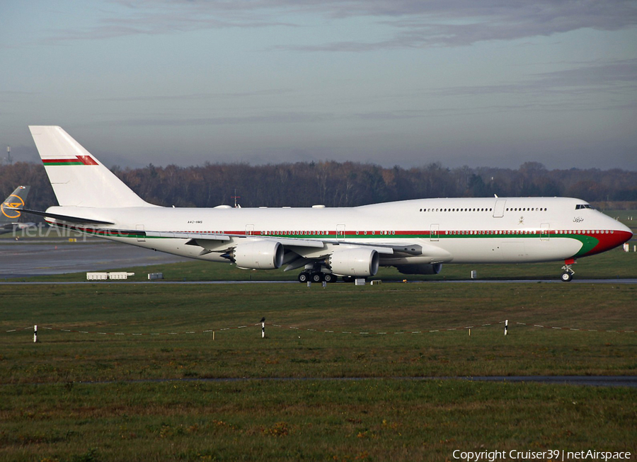 Oman Royal Flight Boeing 747-8H0(BBJ) (A4O-HMS) | Photo 430535