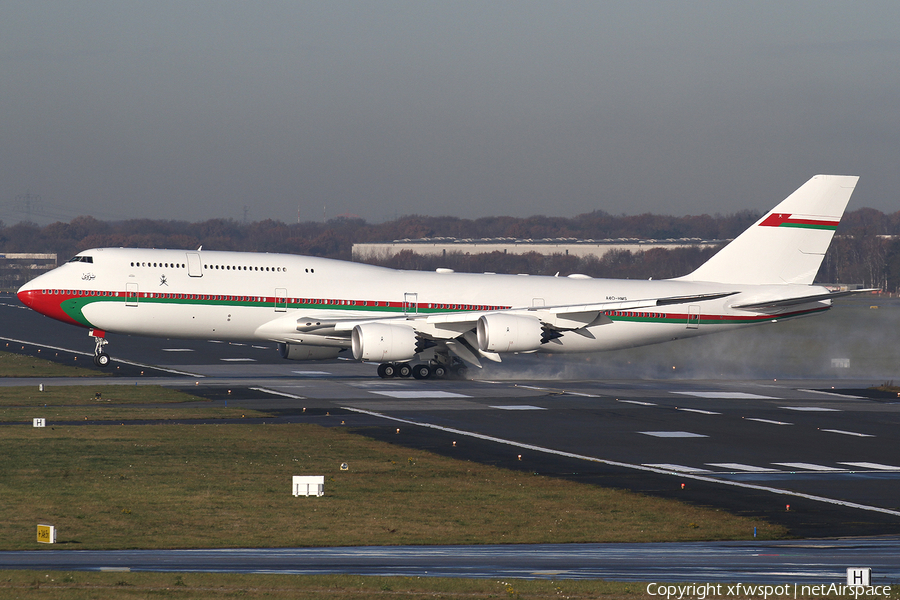 Oman Royal Flight Boeing 747-8H0(BBJ) (A4O-HMS) | Photo 435235
