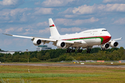 Oman Royal Flight Boeing 747-8H0(BBJ) (A4O-HMS) at  Hamburg - Fuhlsbuettel (Helmut Schmidt), Germany