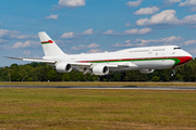 Oman Royal Flight Boeing 747-8H0(BBJ) (A4O-HMS) at  Hamburg - Fuhlsbuettel (Helmut Schmidt), Germany