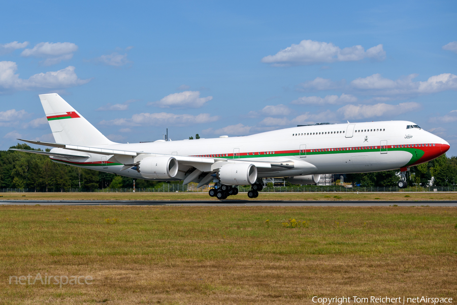 Oman Royal Flight Boeing 747-8H0(BBJ) (A4O-HMS) | Photo 524712