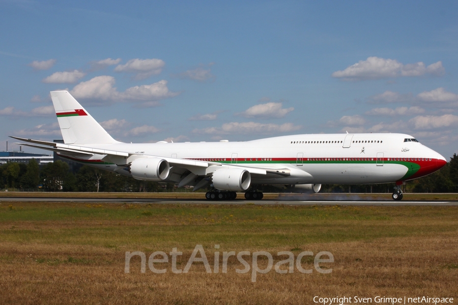 Oman Royal Flight Boeing 747-8H0(BBJ) (A4O-HMS) | Photo 524730