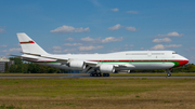 Oman Royal Flight Boeing 747-8H0(BBJ) (A4O-HMS) at  Hamburg - Fuhlsbuettel (Helmut Schmidt), Germany