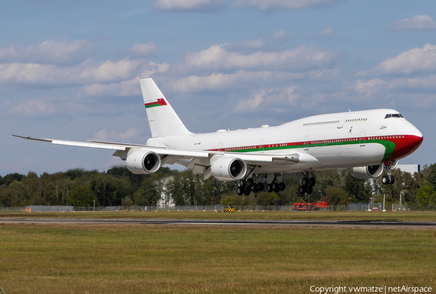 Oman Royal Flight Boeing 747-8H0(BBJ) (A4O-HMS) | Photo 524911