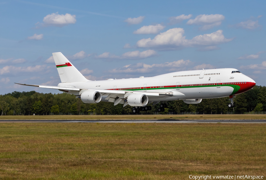 Oman Royal Flight Boeing 747-8H0(BBJ) (A4O-HMS) | Photo 524912