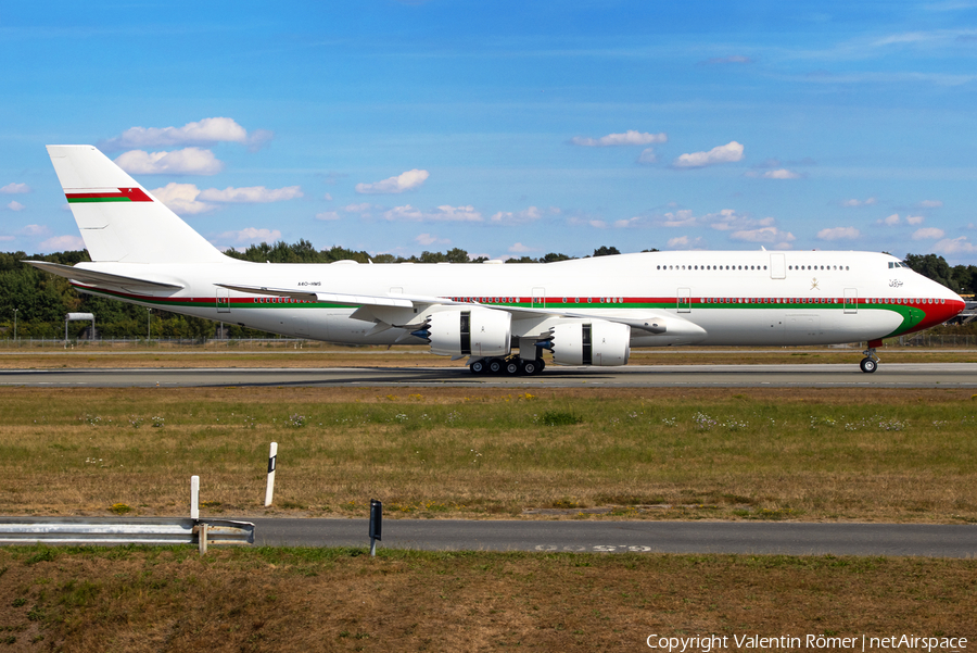 Oman Royal Flight Boeing 747-8H0(BBJ) (A4O-HMS) | Photo 525623