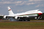 Oman Royal Flight Boeing 747-8H0(BBJ) (A4O-HMS) at  Hamburg - Fuhlsbuettel (Helmut Schmidt), Germany