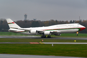 Oman Royal Flight Boeing 747-8H0(BBJ) (A4O-HMS) at  Hamburg - Fuhlsbuettel (Helmut Schmidt), Germany