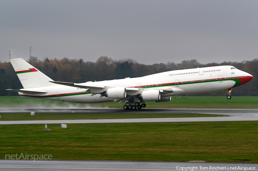 Oman Royal Flight Boeing 747-8H0(BBJ) (A4O-HMS) | Photo 538217