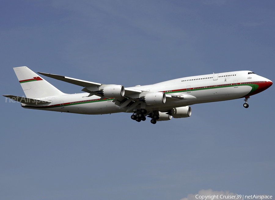 Oman Royal Flight Boeing 747-8H0(BBJ) (A4O-HMS) | Photo 544031