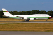 Oman Royal Flight Boeing 747-8H0(BBJ) (A4O-HMS) at  Hamburg - Fuhlsbuettel (Helmut Schmidt), Germany