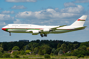 Oman Royal Flight Boeing 747-8H0(BBJ) (A4O-HMS) at  Hamburg - Fuhlsbuettel (Helmut Schmidt), Germany