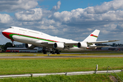 Oman Royal Flight Boeing 747-8H0(BBJ) (A4O-HMS) at  Hamburg - Fuhlsbuettel (Helmut Schmidt), Germany