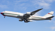 Oman Royal Flight Boeing 747-8H0(BBJ) (A4O-HMS) at  Hamburg - Fuhlsbuettel (Helmut Schmidt), Germany