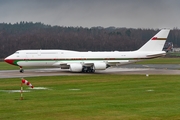 Oman Royal Flight Boeing 747-8H0(BBJ) (A4O-HMS) at  Hamburg - Fuhlsbuettel (Helmut Schmidt), Germany