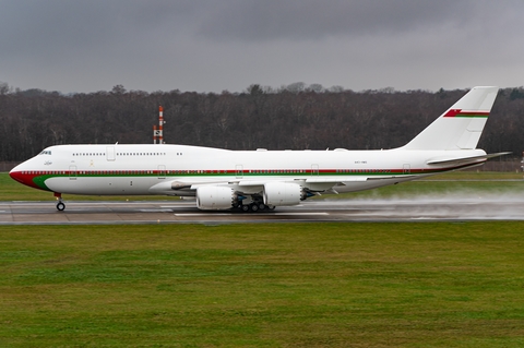 Oman Royal Flight Boeing 747-8H0(BBJ) (A4O-HMS) at  Hamburg - Fuhlsbuettel (Helmut Schmidt), Germany