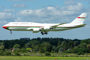 Oman Royal Flight Boeing 747-8H0(BBJ) (A4O-HMS) at  Hamburg - Fuhlsbuettel (Helmut Schmidt), Germany