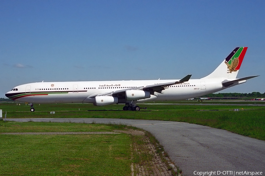 United Arab Emirates Government (Abu Dhabi) Airbus A340-312 (A4O-LF) | Photo 234852