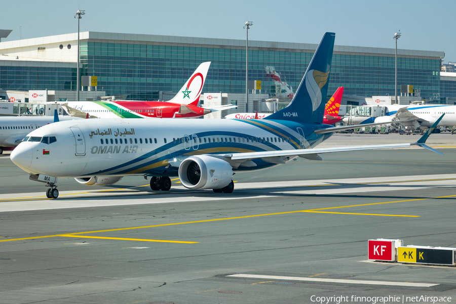 Oman Air Boeing 737-8 MAX (A4O-MA) | Photo 548320