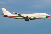 Oman Royal Flight Boeing 747-430 (A4O-OMN) at  Berlin Brandenburg, Germany