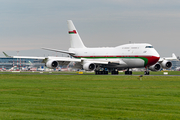 Oman Royal Flight Boeing 747-430 (A4O-OMN) at  Hamburg - Fuhlsbuettel (Helmut Schmidt), Germany