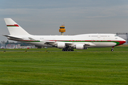 Oman Royal Flight Boeing 747-430 (A4O-OMN) at  Hamburg - Fuhlsbuettel (Helmut Schmidt), Germany