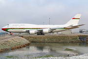 Oman Royal Flight Boeing 747-430 (A4O-OMN) at  Hamburg - Fuhlsbuettel (Helmut Schmidt), Germany