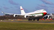 Oman Royal Flight Boeing 747-430 (A4O-OMN) at  Hamburg - Fuhlsbuettel (Helmut Schmidt), Germany