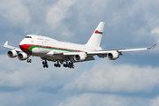 Oman Royal Flight Boeing 747-430 (A4O-OMN) at  Hamburg - Fuhlsbuettel (Helmut Schmidt), Germany