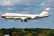 Oman Royal Flight Boeing 747-430 (A4O-OMN) at  Hamburg - Fuhlsbuettel (Helmut Schmidt), Germany