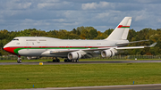 Oman Royal Flight Boeing 747-430 (A4O-OMN) at  Hamburg - Fuhlsbuettel (Helmut Schmidt), Germany