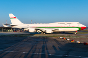 Oman Royal Flight Boeing 747-430 (A4O-OMN) at  Hamburg - Fuhlsbuettel (Helmut Schmidt), Germany