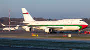 Oman Royal Flight Boeing 747-430 (A4O-OMN) at  Hamburg - Fuhlsbuettel (Helmut Schmidt), Germany