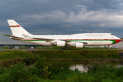 Oman Royal Flight Boeing 747-430 (A4O-OMN) at  Hamburg - Fuhlsbuettel (Helmut Schmidt), Germany