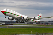 Oman Royal Flight Boeing 747-430 (A4O-OMN) at  Hamburg - Fuhlsbuettel (Helmut Schmidt), Germany