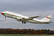 Oman Royal Flight Boeing 747-430 (A4O-OMN) at  Hamburg - Fuhlsbuettel (Helmut Schmidt), Germany