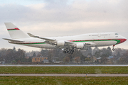 Oman Royal Flight Boeing 747-430 (A4O-OMN) at  Hamburg - Fuhlsbuettel (Helmut Schmidt), Germany