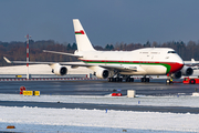 Oman Royal Flight Boeing 747-430 (A4O-OMN) at  Hamburg - Fuhlsbuettel (Helmut Schmidt), Germany