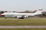 Oman Royal Flight Boeing 747-430 (A4O-OMN) at  Hamburg - Fuhlsbuettel (Helmut Schmidt), Germany