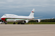 Oman Royal Flight Boeing 747-430 (A4O-OMN) at  Hamburg - Fuhlsbuettel (Helmut Schmidt), Germany