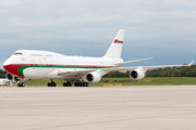 Oman Royal Flight Boeing 747-430 (A4O-OMN) at  Hamburg - Fuhlsbuettel (Helmut Schmidt), Germany