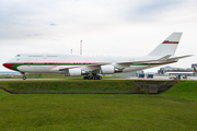 Oman Royal Flight Boeing 747-430 (A4O-OMN) at  Hamburg - Fuhlsbuettel (Helmut Schmidt), Germany