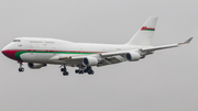 Oman Royal Flight Boeing 747-430 (A4O-OMN) at  Hamburg - Fuhlsbuettel (Helmut Schmidt), Germany