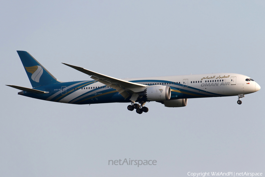 Oman Air Boeing 787-9 Dreamliner (A4O-SC) | Photo 578874