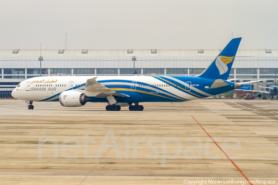 Oman Air Boeing 787-9 Dreamliner (A4O-SD) | Photo 438112
