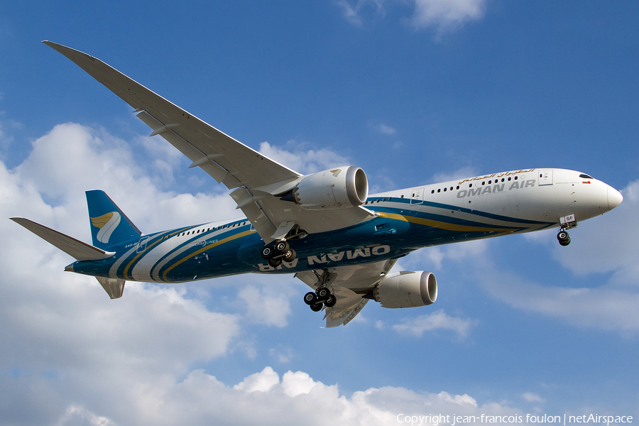 Oman Air Boeing 787-9 Dreamliner (A4O-SF) | Photo 424347