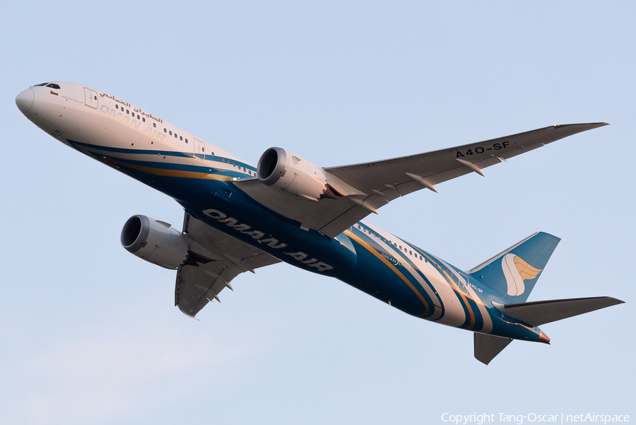 Oman Air Boeing 787-9 Dreamliner (A4O-SF) | Photo 517887