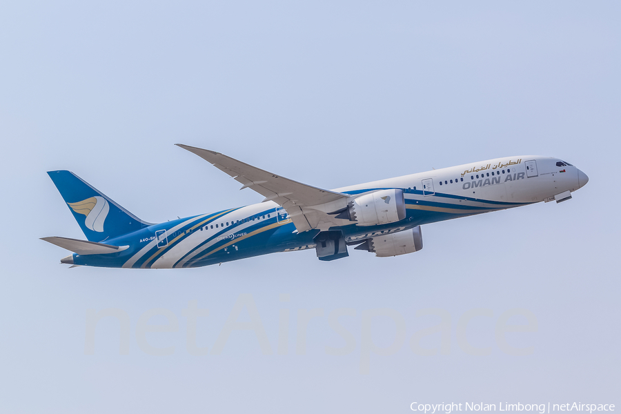 Oman Air Boeing 787-9 Dreamliner (A4O-SH) | Photo 461018
