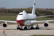 Oman Royal Flight Boeing 747SP-27 (A4O-SO) at  Hamburg - Fuhlsbuettel (Helmut Schmidt), Germany