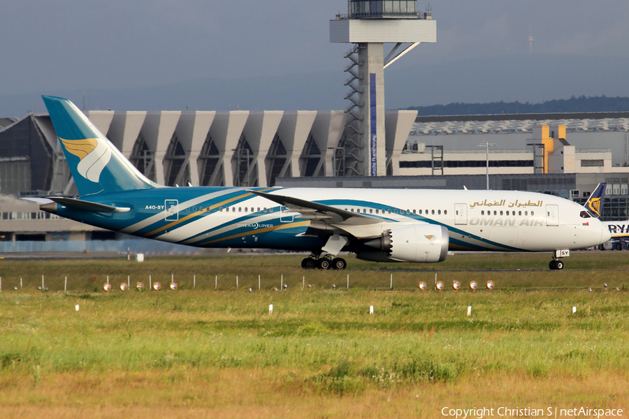 Oman Air Boeing 787-8 Dreamliner (A4O-SY) | Photo 167579